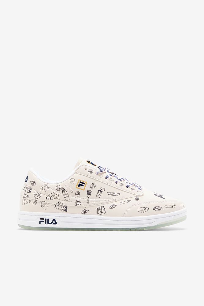 Fila Sneakers Mens White - Tennis 88 X The Museum - Philippines 8421356-BF